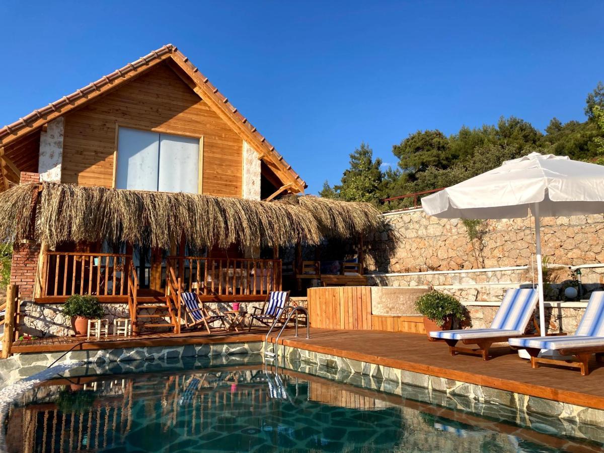 Ambar Evleri Vila Kalkan Exterior foto